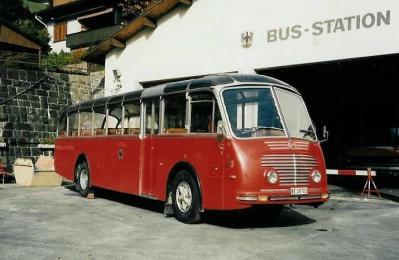 Ancien bus suisse fbw 1