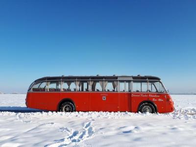 Ancien car fbw dans la neige 1