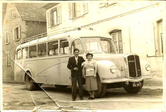 Le Saurer tout neuf vient d'arriver à Ohnenheim.