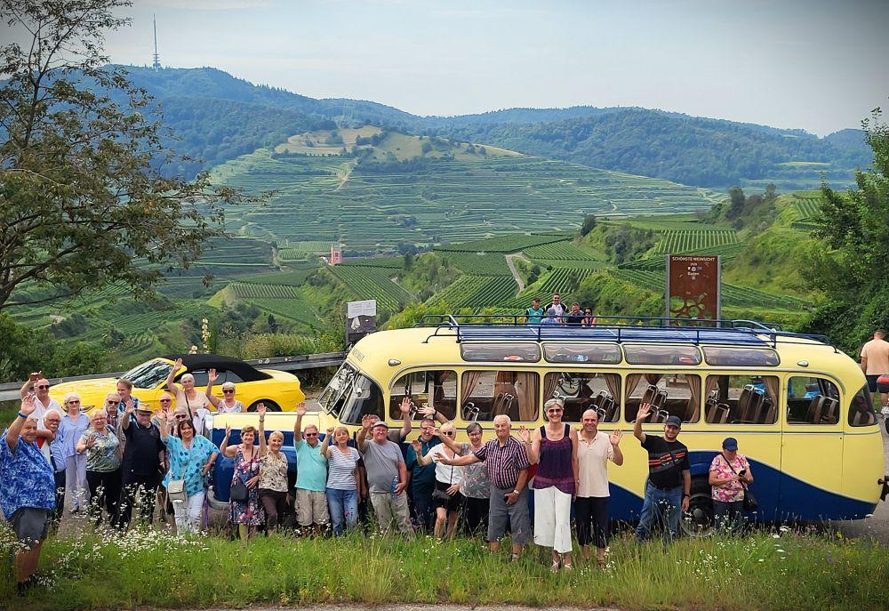 Excursion en bus ancien