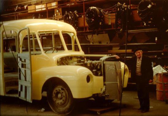 Restauration autocar Saurer